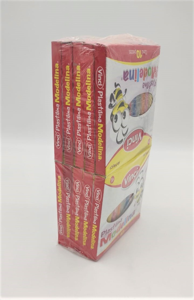 PLASTILINA MODELINA CAJA C/10 PZAS.