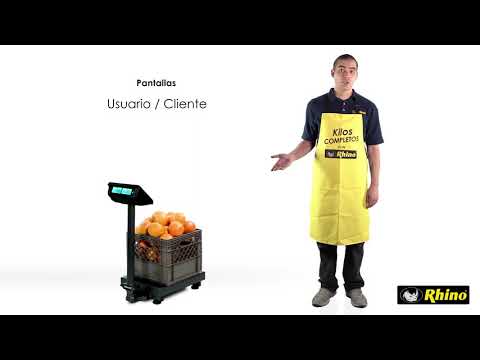 (BAPCA-100) BASCULA PLATAFORMA 100KG RHINO