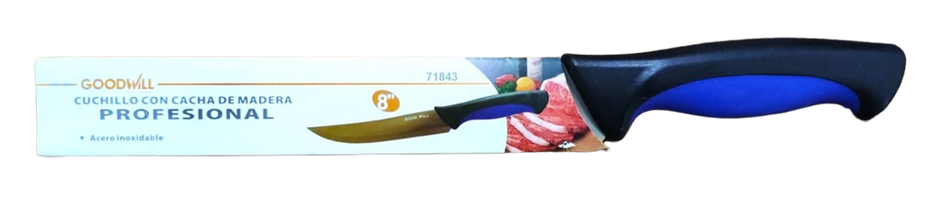 (71843) CUCHILLO MANGO BICOLOR 8"