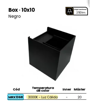 (MRX) FICHA TECNICA LUMINARIO LED APLIQUE ORNAMETAL BOX MERCURY.webp