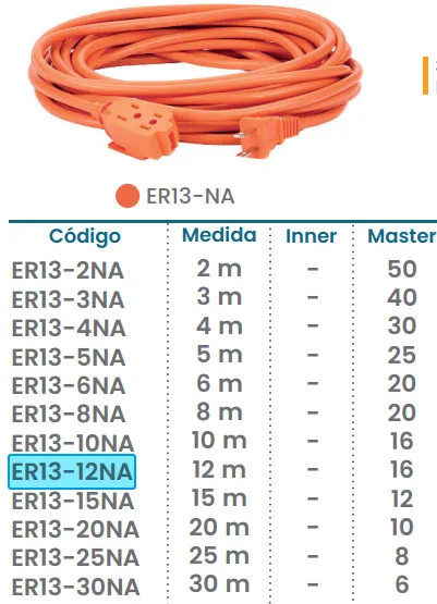 [ER13-12N] (ER13-12NA)  EXTENSION 12M USO RUDO (IGOTO)