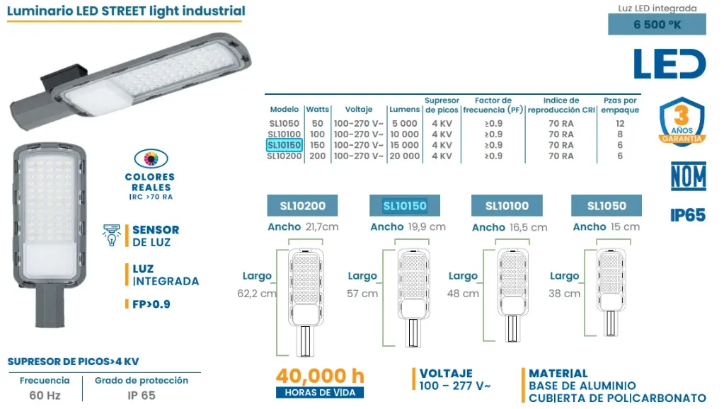 [SL10150] (SL10150) LUMINARIO 150W  LUZ INDUSTRIAL IGOTO