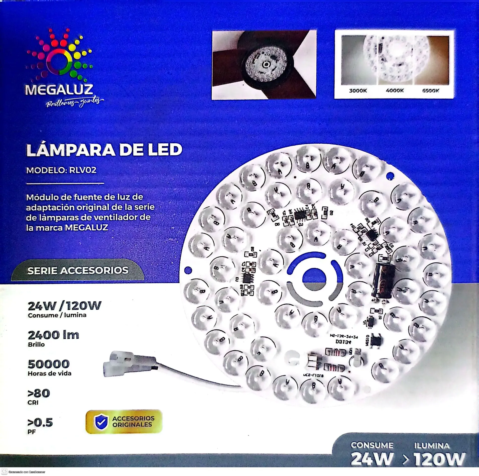 [RLF24W02] (RLF24W02) REPUESTO LED MEGALUZ