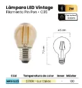 (MRX1223) FOCO LED 2W LUZ CALIDA MERCURY