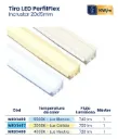 (MRX1487) TIRA LED PERFILFLEX INCRUSTAR 20X15 MERCURY