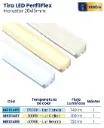 (MRX1489)TIRA LED PERFILFLEX INCRUSTAR 20X15 LUZ BCA MERCURY