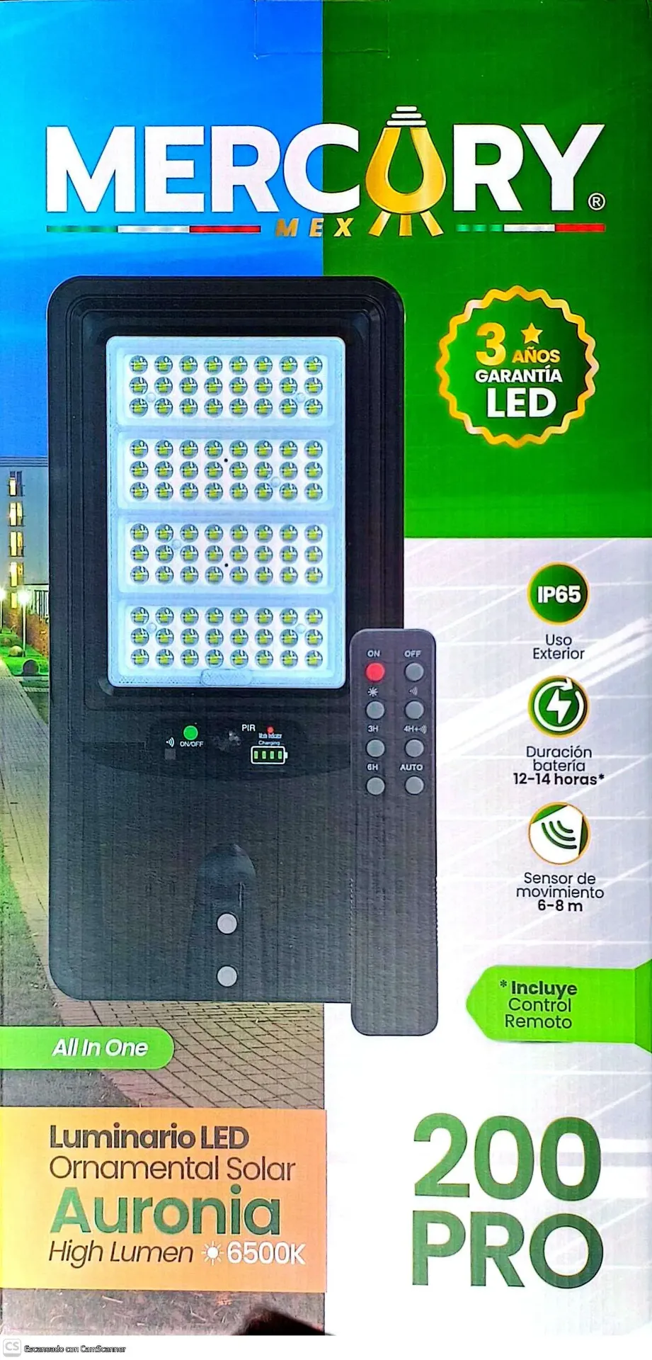 [MRX1447] (MRX1447)SUBURBANA SOLAR CON SENSOR 200 PRO MERCURY