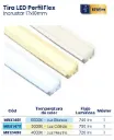 (MRX1479)TIRA LED PERFILFLEX INCRUSTAR 17X10 LUZ CALIDA  MERCURY