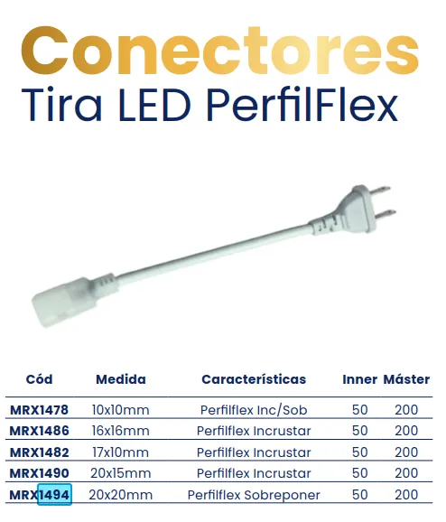 [1494] (1494) CONECTOR PARA TIRA (20X20)