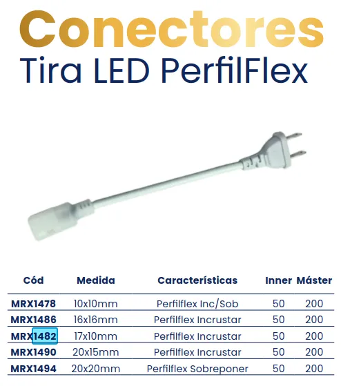[1482] (1482) CONECTOR PARA TIRA (MERCURY)