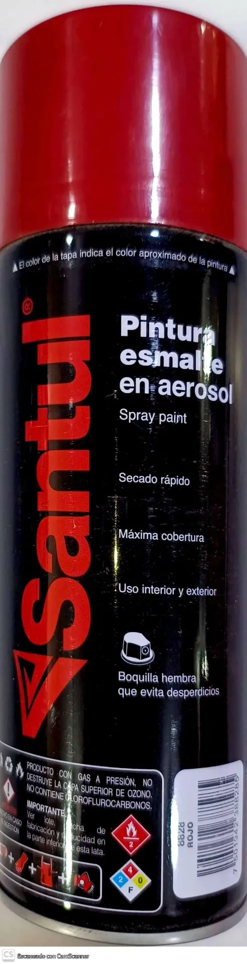 [8828] (8828) PINTURA AEROSOL ROJO 300ML (SANTUL)