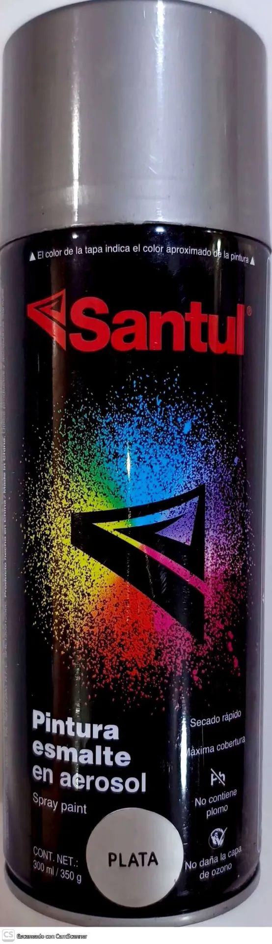 [8831] (8831) PINTURA AEROSOL PLATA METALICO  300ML (SANTUL)
