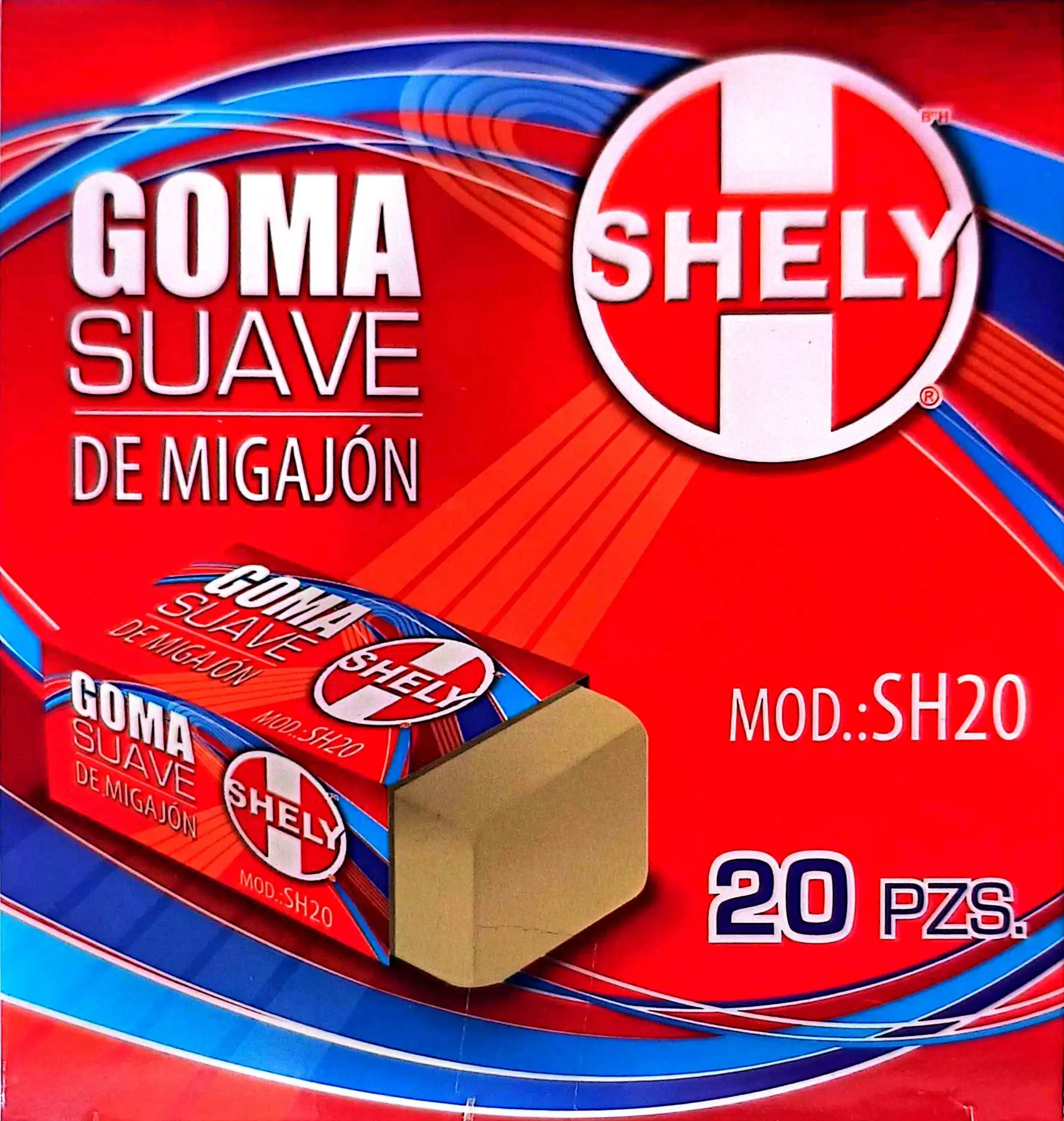 GOMA SHELY MIGAJON SH20 BLANCA C/20