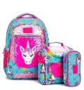 (M27) MOCHILA REFORZADA  LENTEJUELA COMBO 3 PZAS