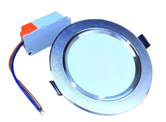 [20391] (20391) LUMINARIO LED PLATA 3W DUBAI