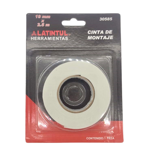[30585] (30585) CINTA DOBLE CARA BLANCA  (LATINTUL)