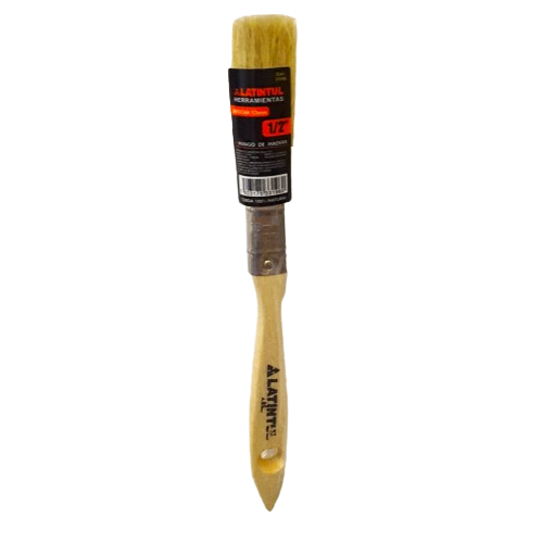 [33196] (33196) BROCHA 1/2" MANGO MADERA  GOOD WILL