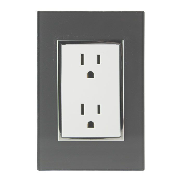 (4539) PLACA VENECIA HUMO CONTACTO DOBLE