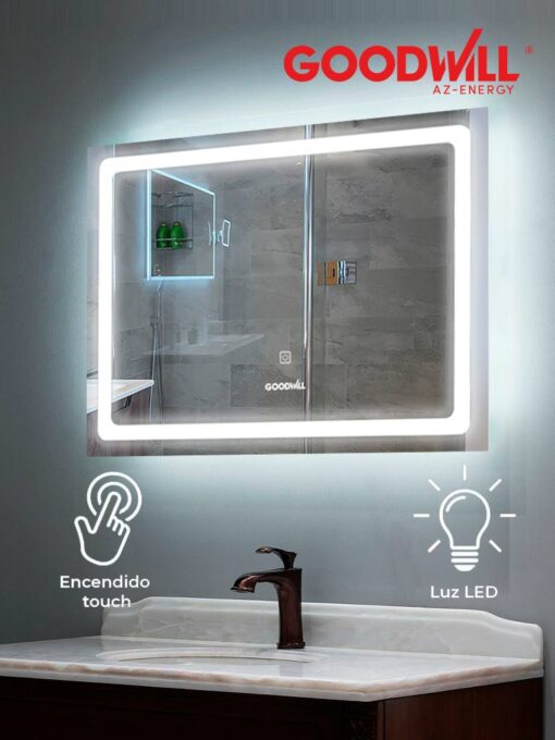 (71631) ESPEJO LED HORIZONTAL 50X70 (GOOD WILL) 
