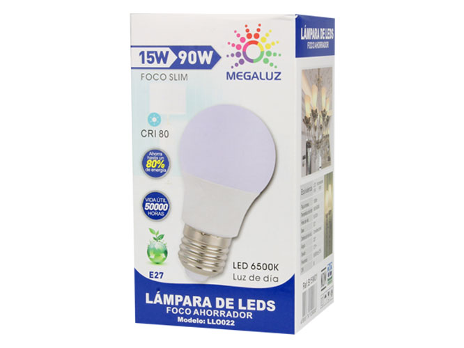 FOCO BOMBILLA 15W MEGALUZ (B15W01)