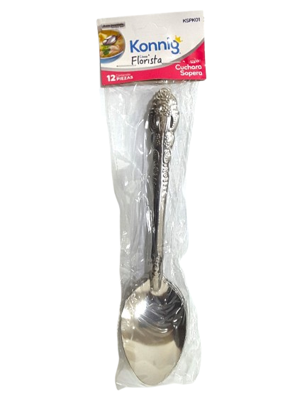 [KSPK01-100] (KSPK01-100) CUCHARA FLORENCIA PERFORADA (FLORISTA) KONNIG