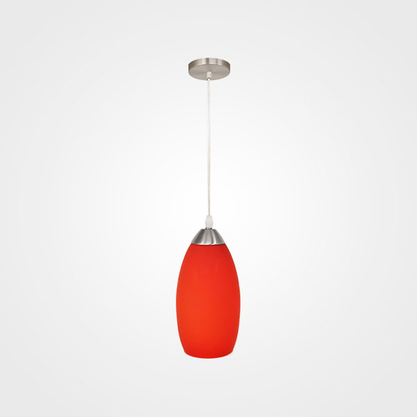 [MX-CL7002-4] (MX-CL7002-4) LUMINARIO COLGANTE VIDRIO SOPLADO ROJO (MAXXI)