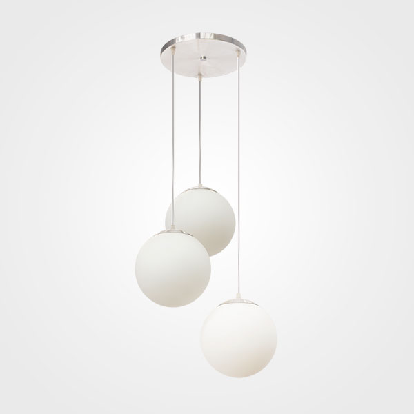 (MX-CL8014) ESFERA VIDRIO SOPLADO BLANCO MATE (MAXXI)