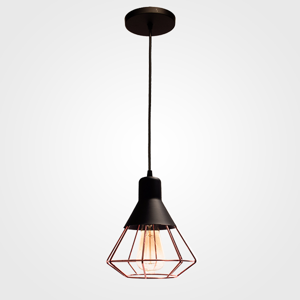(MX-CL8033/CB) LUMINARIO COLGANTE DIAMANTE NEGRO (MAXXI)