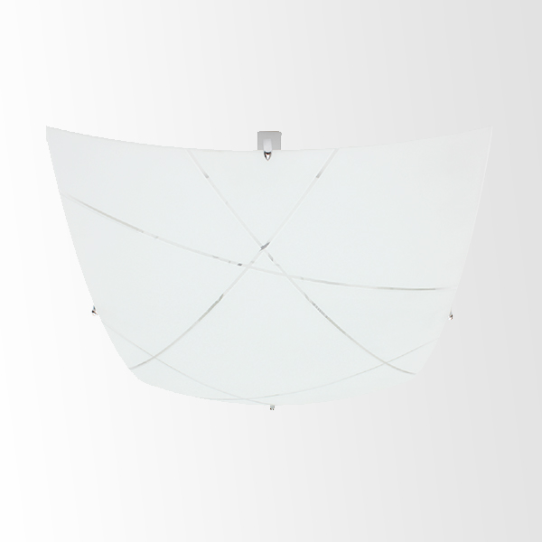 [MX-PF7003/CH/LED60] (MX-PF7003/CH/LED60) PLAFON LED VIDRIO CURVO MATE DECORADO (MAXXI)