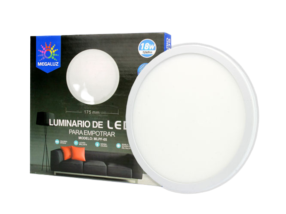 [S09W18IB] (S09W18) LUMINARIO AJUSTABLE 18W MEGALUZ