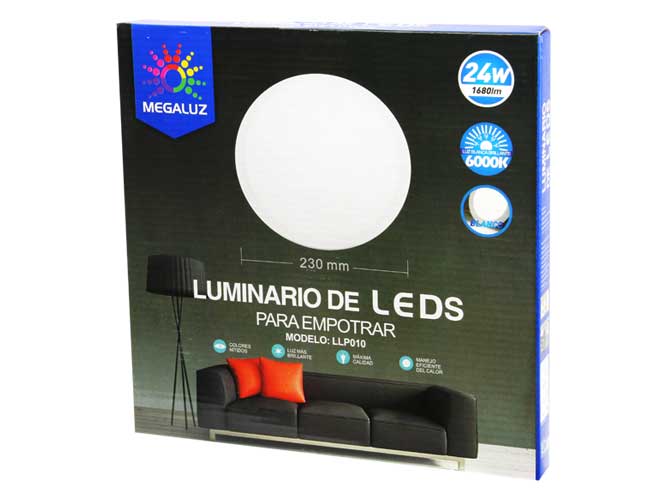 [4895174130990] (S09W24)  LUMINARIO AJUSTABLE 24W MEGALUZ
