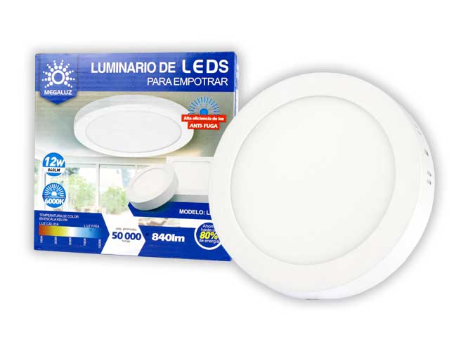[S11W12] (S11W12) LUMINARIO SOBREPONER 12W. MEGALUZ