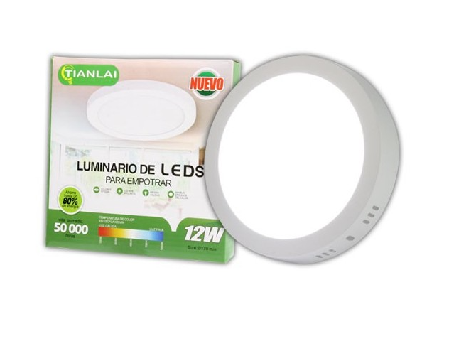 [S28W12] (S28W12) LUMINARIO SOBREPONER 12W TIANLAI