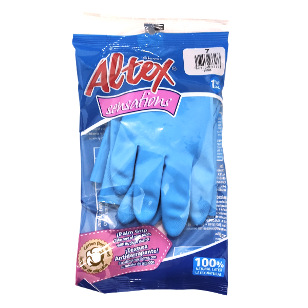 ALTEX #7 AFELPADO AMARILLO/AZUL