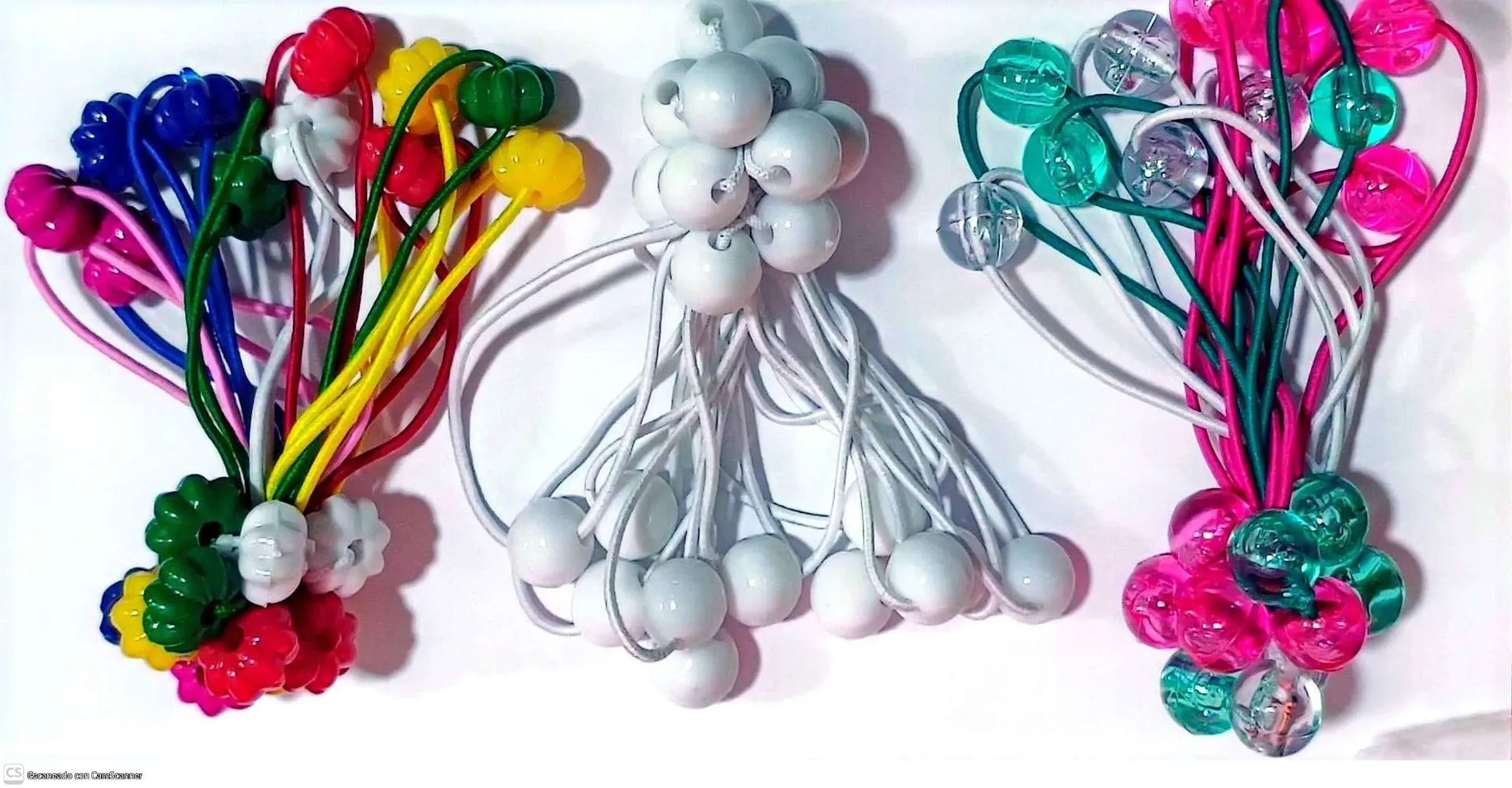 Bolitas P/Cabello Bolsa C/10 Docenas 120pzas Surtida.