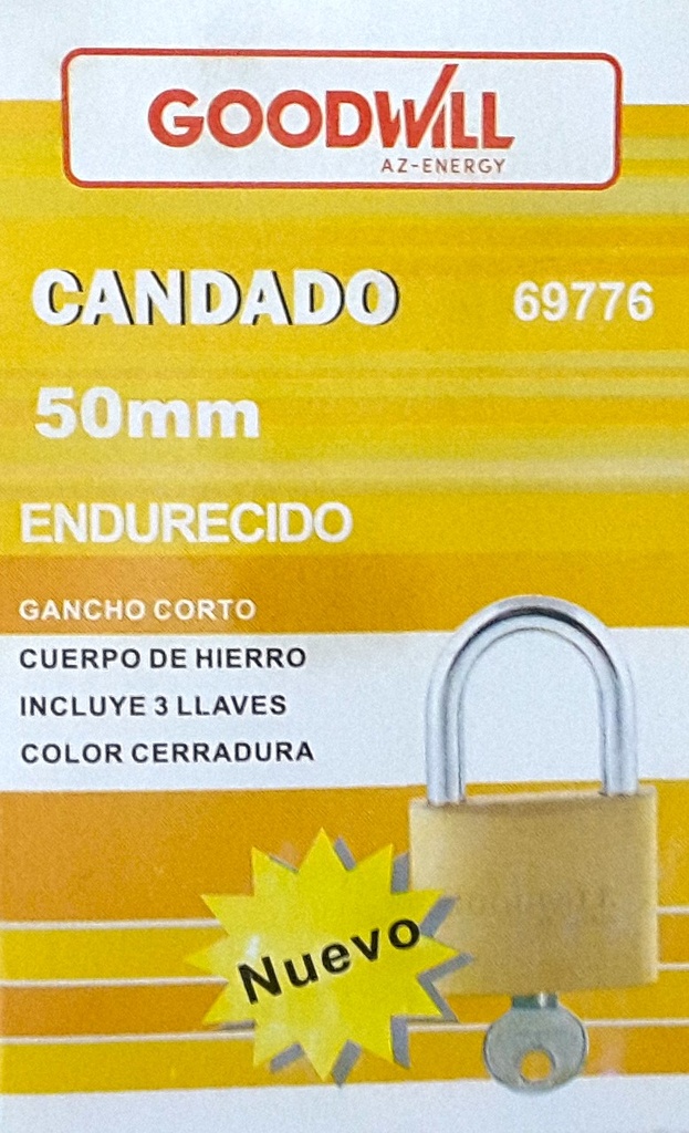 CANDADO 50MM 69776 GOOD WILL