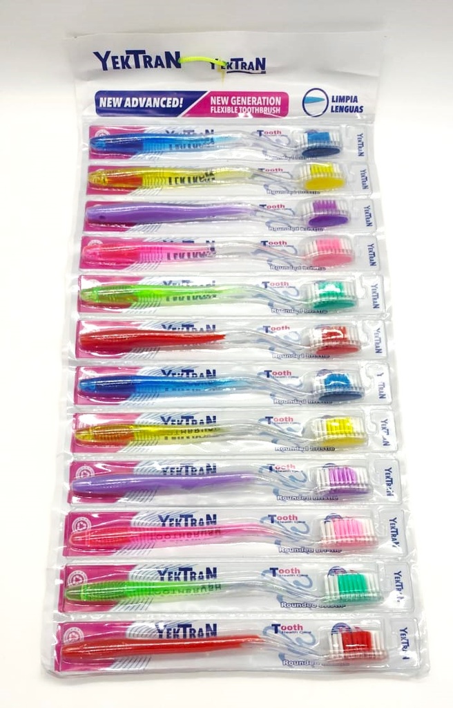 [ADULTO C/12 (YEKTRAN)  (P)] CEPILLO DENTAL TIRA ADULTO C/12 (YEKTRAN)