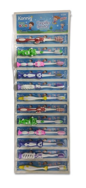 [KG-88C] CEPILLO DENTAL TIRA INFANTL C/FIGURA (KONNIG)