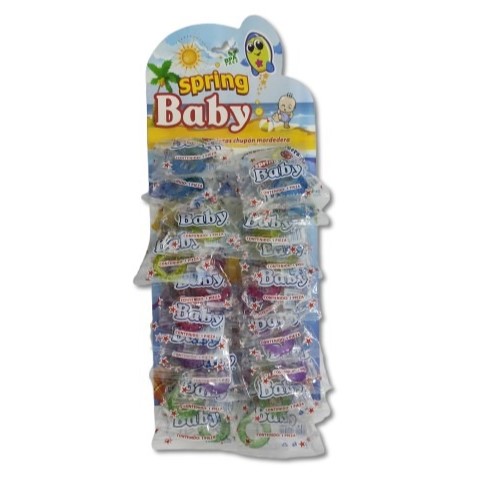 CHUPON BABY SPRING C/MORDEDERA C/20 PZAS (H)