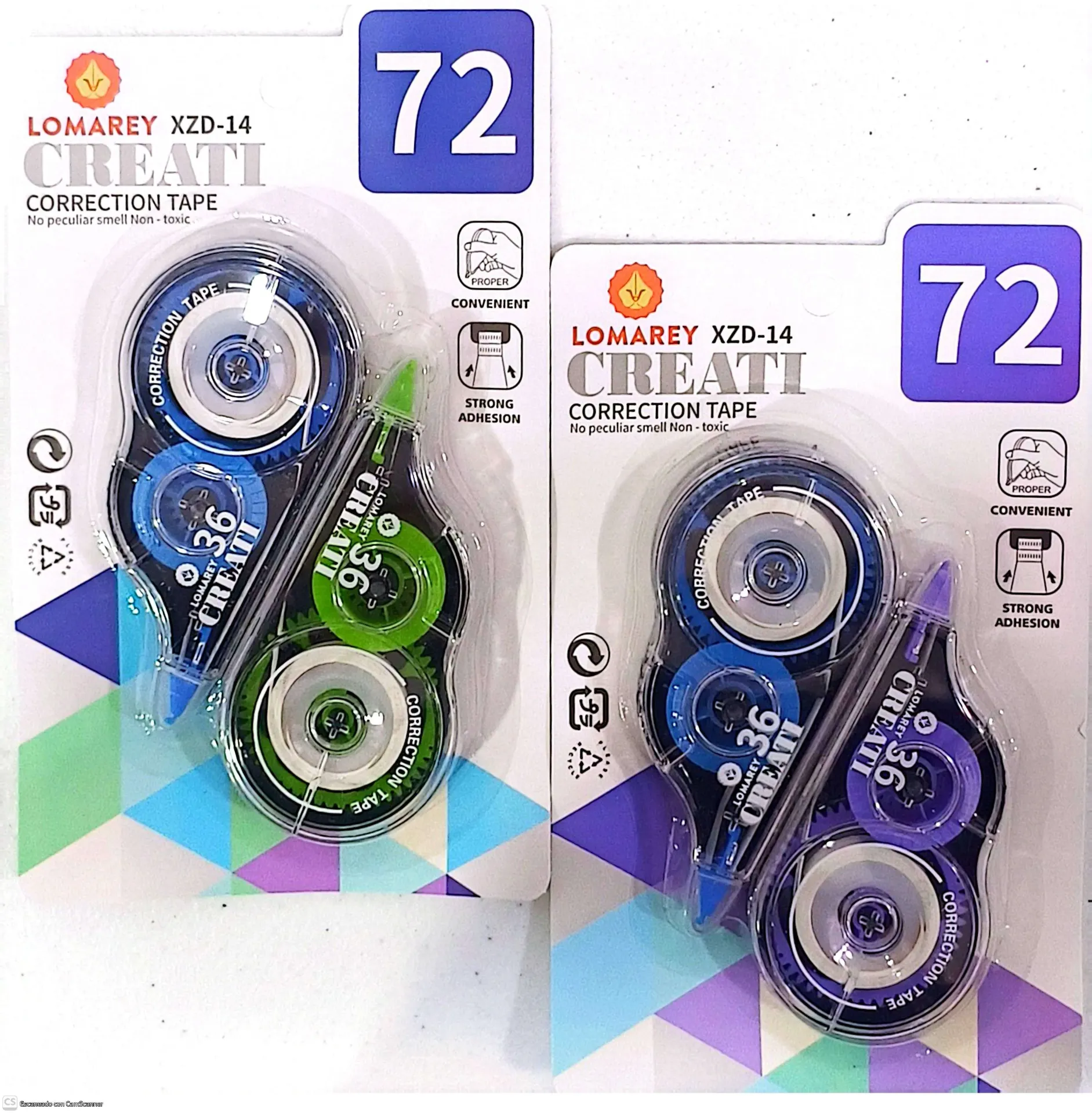 CORRECTOR CINTA  C/2 PZAS (DOBLE)