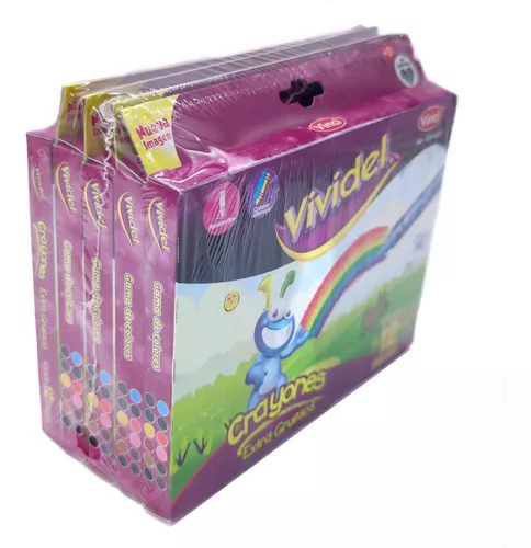 CRAYON VIVIDEL EXTRA GRUESO C/5