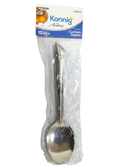 [XT81129/KSPK05-100] CUCHARA ALCATRAZ 12 PZAS. KONNIG