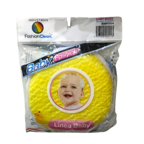 ESTROPAJO BABY BODY REDONDO FASHION CLEAN