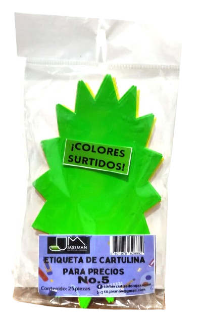 [ESTRELLA #5 (J)] ETIQUETA ESTRELLA #5