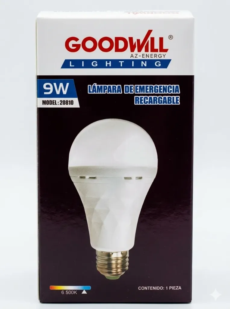 FOCO LED RECARGABLE 9W (GOOD WILL)