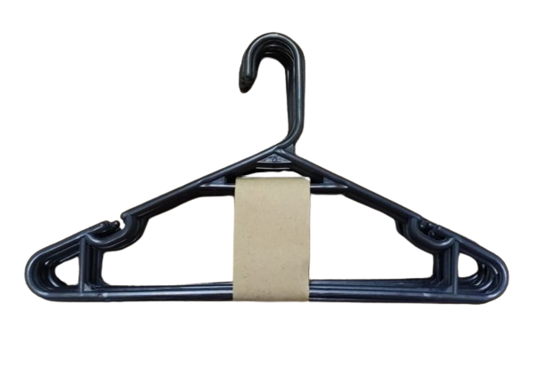 [GANCHO ROPA GDE (L)] GANCHO GRANDE  PAQ. C/10 PZAS