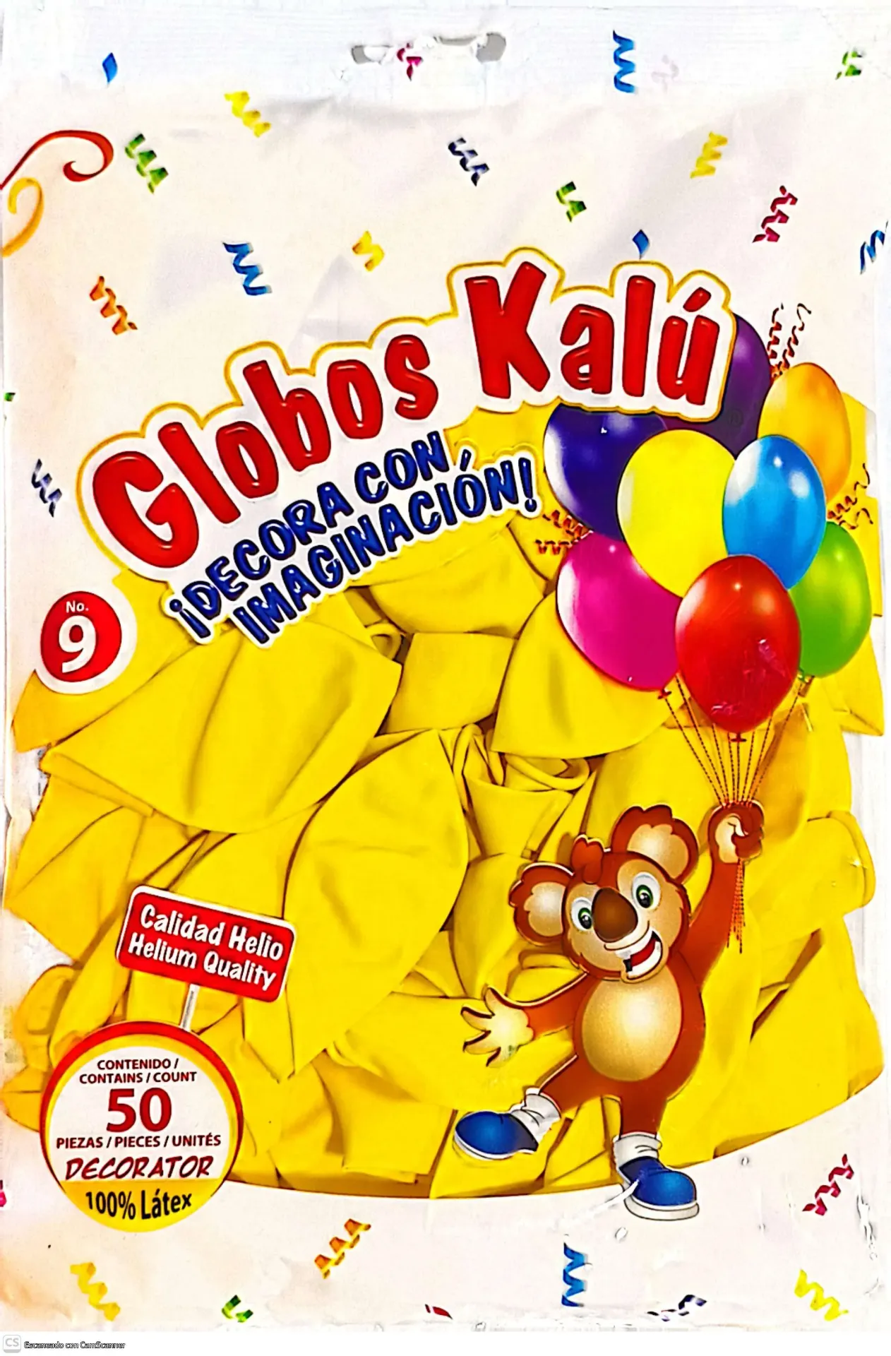 [GLOBO KALU #9 AMARILLO] GLOBO KALU #9 AMARILLO  (H)