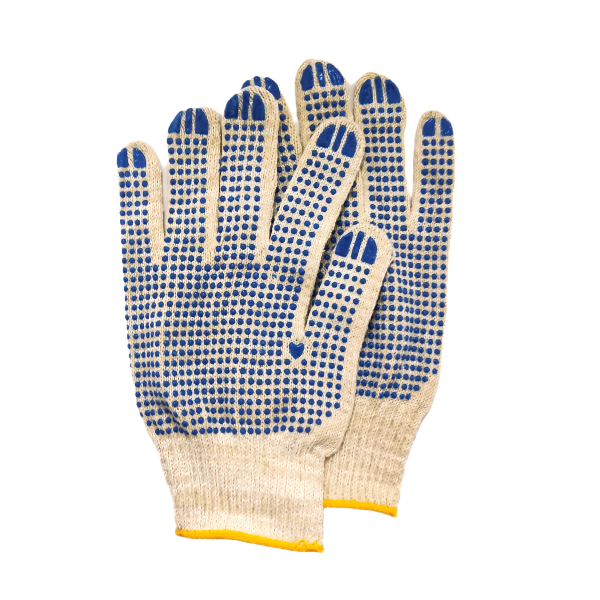 [30119] GUANTE GRUESO ANTIDERRAPANTE PUNTOS AZULES (KG-51) KONNIG