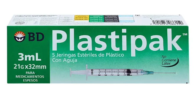 JERINGA PLASTIPACK 3ML. 10 PZAS.  (H)