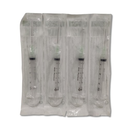JERINGA PLASTIPACK 3ML. TIRA C/4 PZAS.  (H)